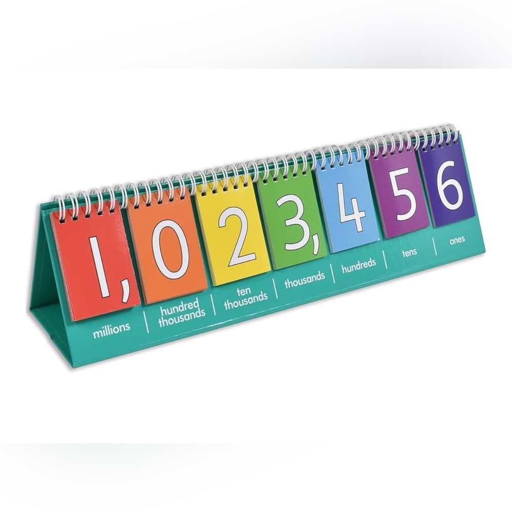 Place Value Flip Chart - Colorful Kids Learning Toy
